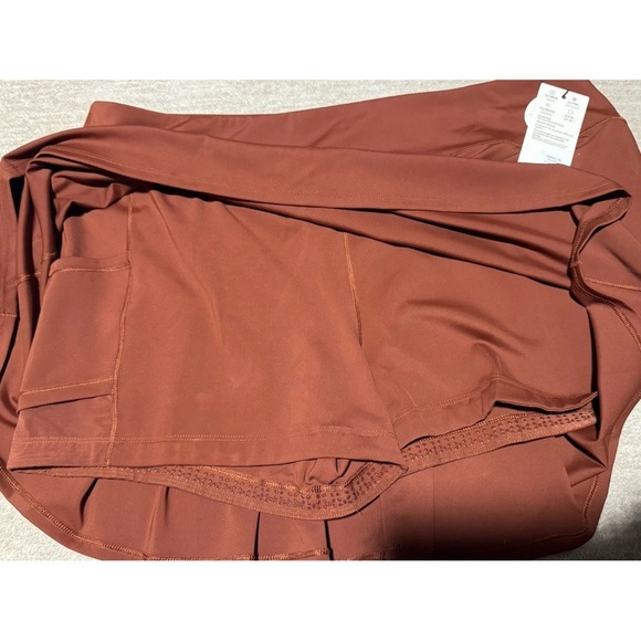NWT Calia XXL Skort Pleated High Rise Brown Court Athletic Tennis Skirt Short - Picture 11 of 11
